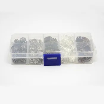 

1 Box Iron Flower Bead Caps Last End Jewelry Findings 525pcs/box ,10g/compartment