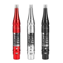 Полуперманентный макияж машина мотор бровей подводка для глаз губ Татуировки Роторная ручка татуировки пистолеты аксессуары Поставка вилка США 100-240 В