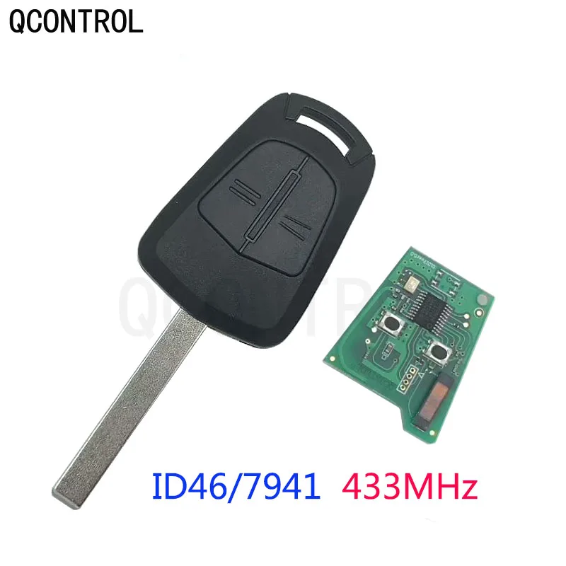 QCONTROL прямой автомобильный ключ дистанционного управления для Opel/Vauxhall Astra H 2004 2009