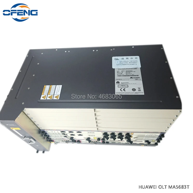 Huawei MA5683T 1G Fttb/Fttc/Ftth GPON EPON OLT + 2xSCUN + 2xPRTE + 2x GICF, Hua wei SmartAX MA5683T терминал de linha optica