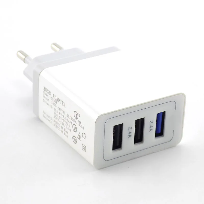 Быстрое зарядное устройство USB для быстрой зарядки QC 3,0 зарядное устройство для путешествий адаптер питания для телефона настенная настольная Зарядка для банка питания EU/US N11