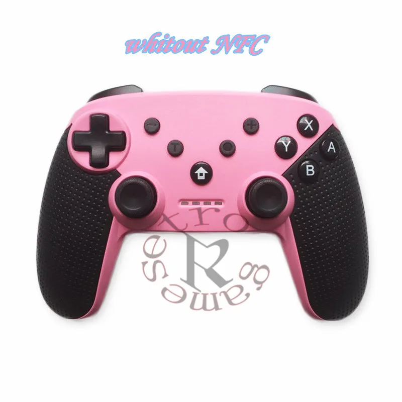 pink without NFC Беспроводной игровой коврик с NFC ручка вибрации для NS Switch/Switch Lite игровые аксессуары геймпад для nintendo#1019 - Цвет: pink without NFC