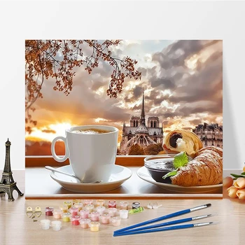 

Morning Light Paintings By Numbers DIY Pictures Oil Coloring By Numbers Set Gift Drawing By Numbers Canvas Decor New Arrivals