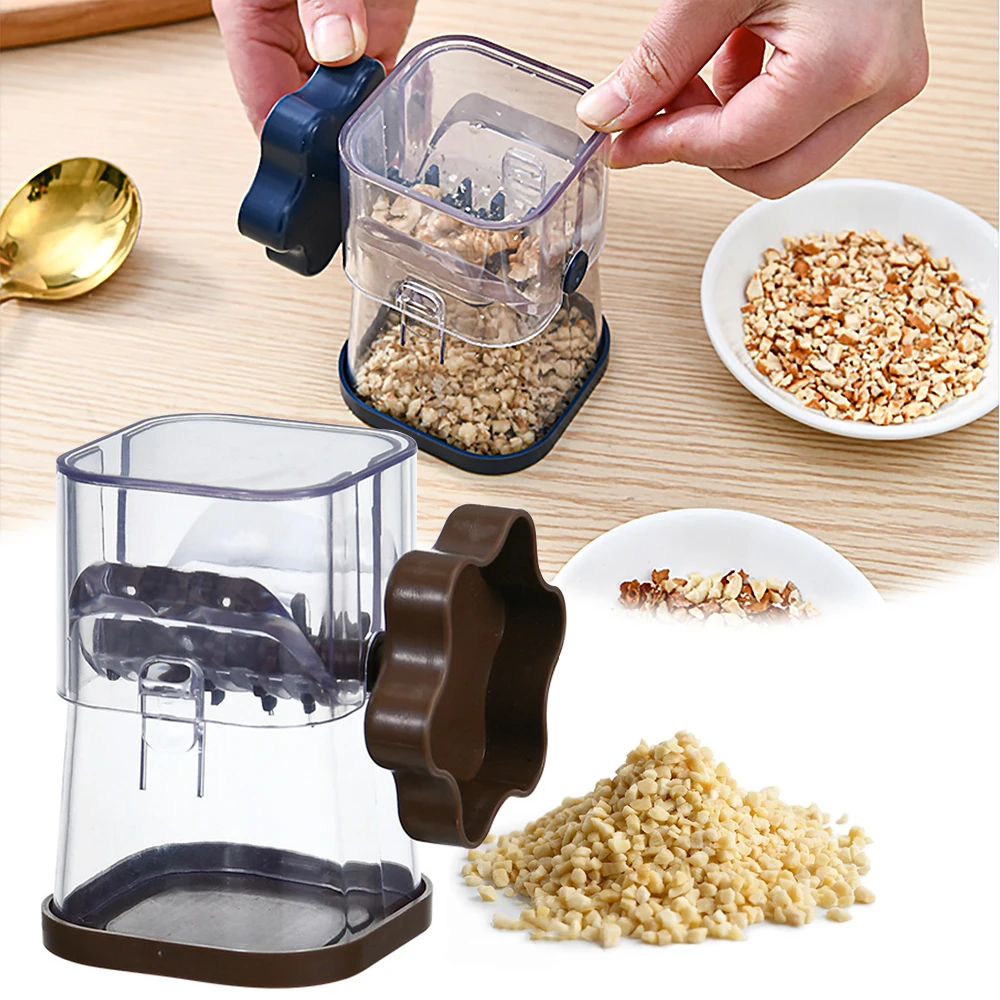Hot Sale Manual Nut Grinder Portable Peanut Chopper Dried Fruit Crusher Hand  Shake Food Processor Kitchen Accessories - AliExpress