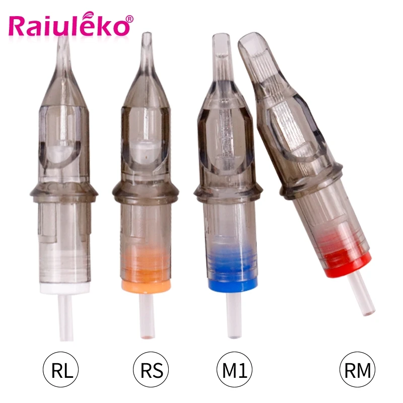 

Hot Sale 10 pcs Disposable Semi-Permanent Makeup Tattoo Cartridge Needle RL/RM/RS Tattoo Gun Supplies 1RL/3RL/5RL/7RL/9RL/11RL