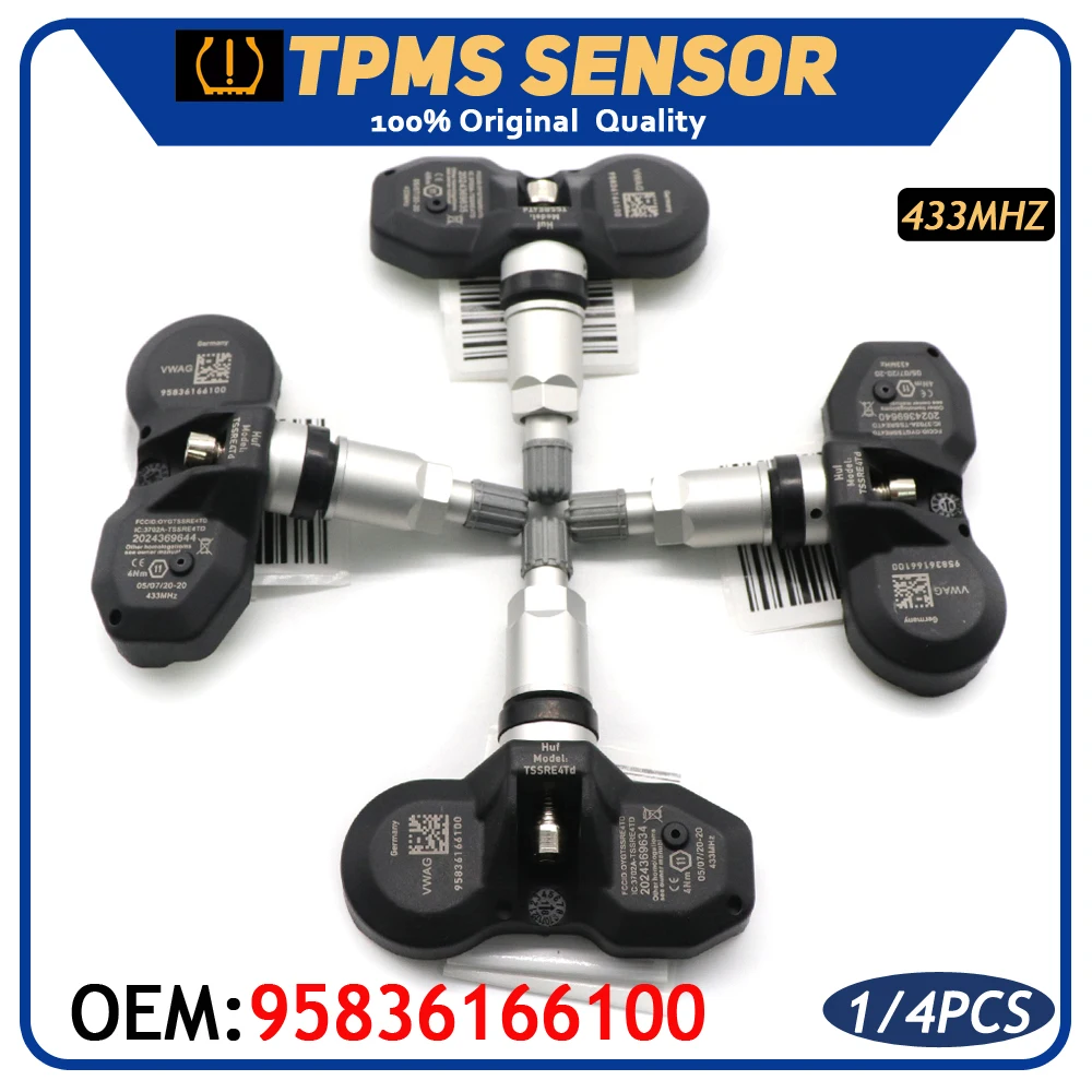 Датчик контроля давления в шинах TPMS 95836166100 для PORSCHE 911 997 Boxster carerre GT Cayenne Cayman Volkswagen