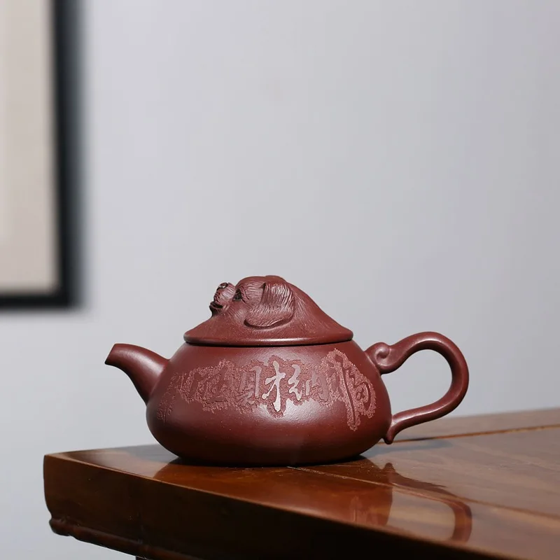 

2650 Masters Entirely Handmade Cai Hannaford of Inner Wall Chapter Holding Pot According Using American Yixing Clay Teapot New S