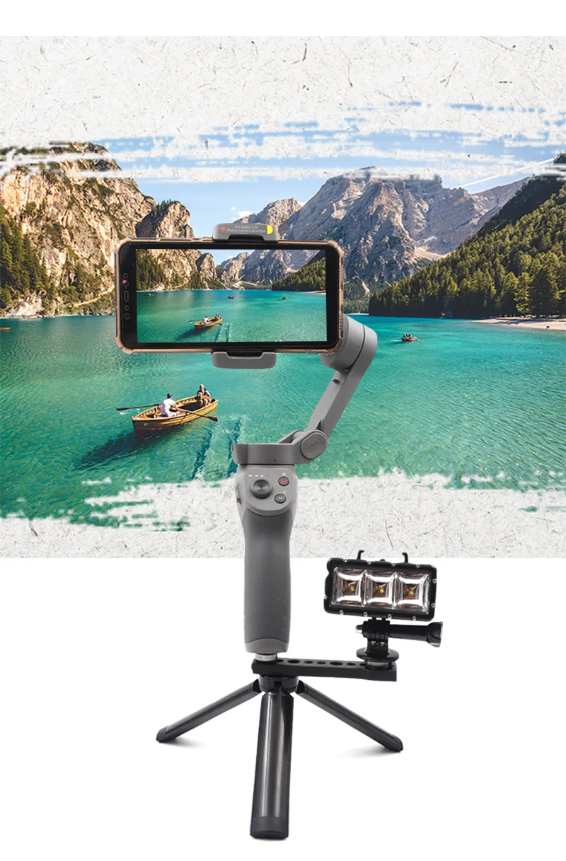 Портативная подставка для камеры с расширениями для DJI OSMO moble3/moble2