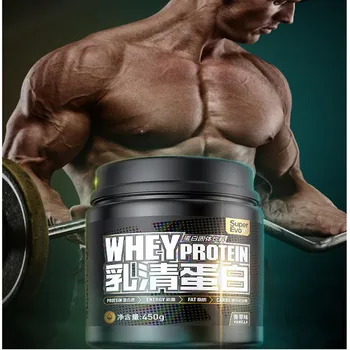 

Hotselling high-quality whey protein powder 450g/bottle,quickly and effectively replenish nutrition and increase exercise muscle
