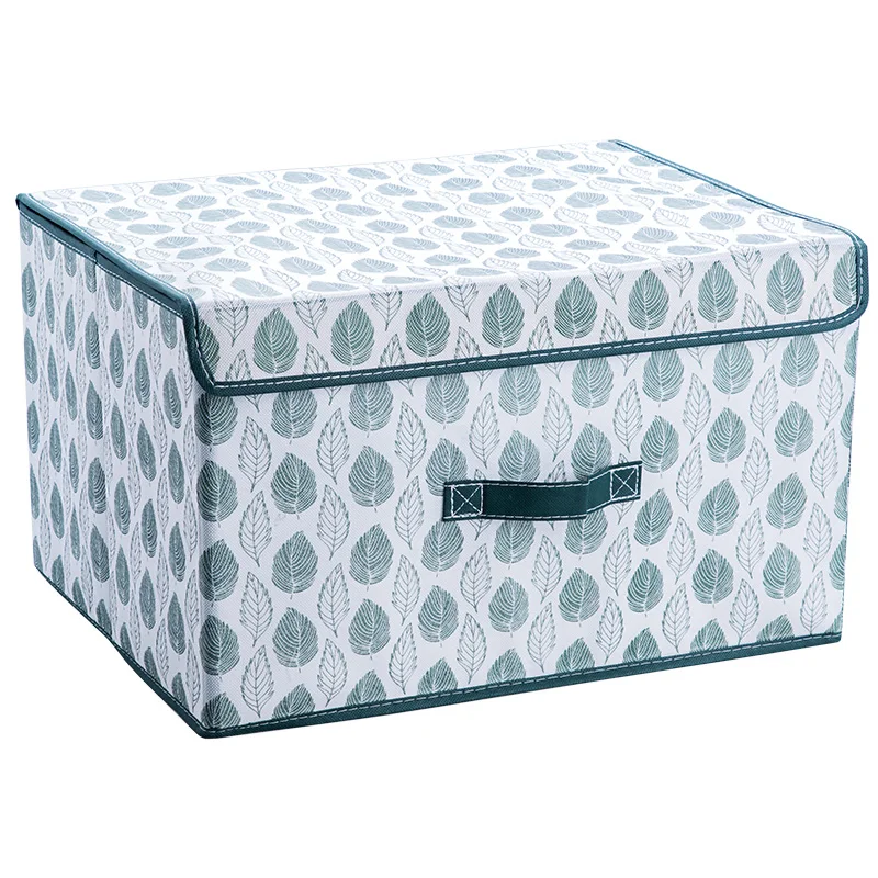 Кубики складной не трикотажный склад коробка с крышкой игрушка корзина для хранения шкаф Органайзер для спальни нижнее белье Органайзер Ящики для комода