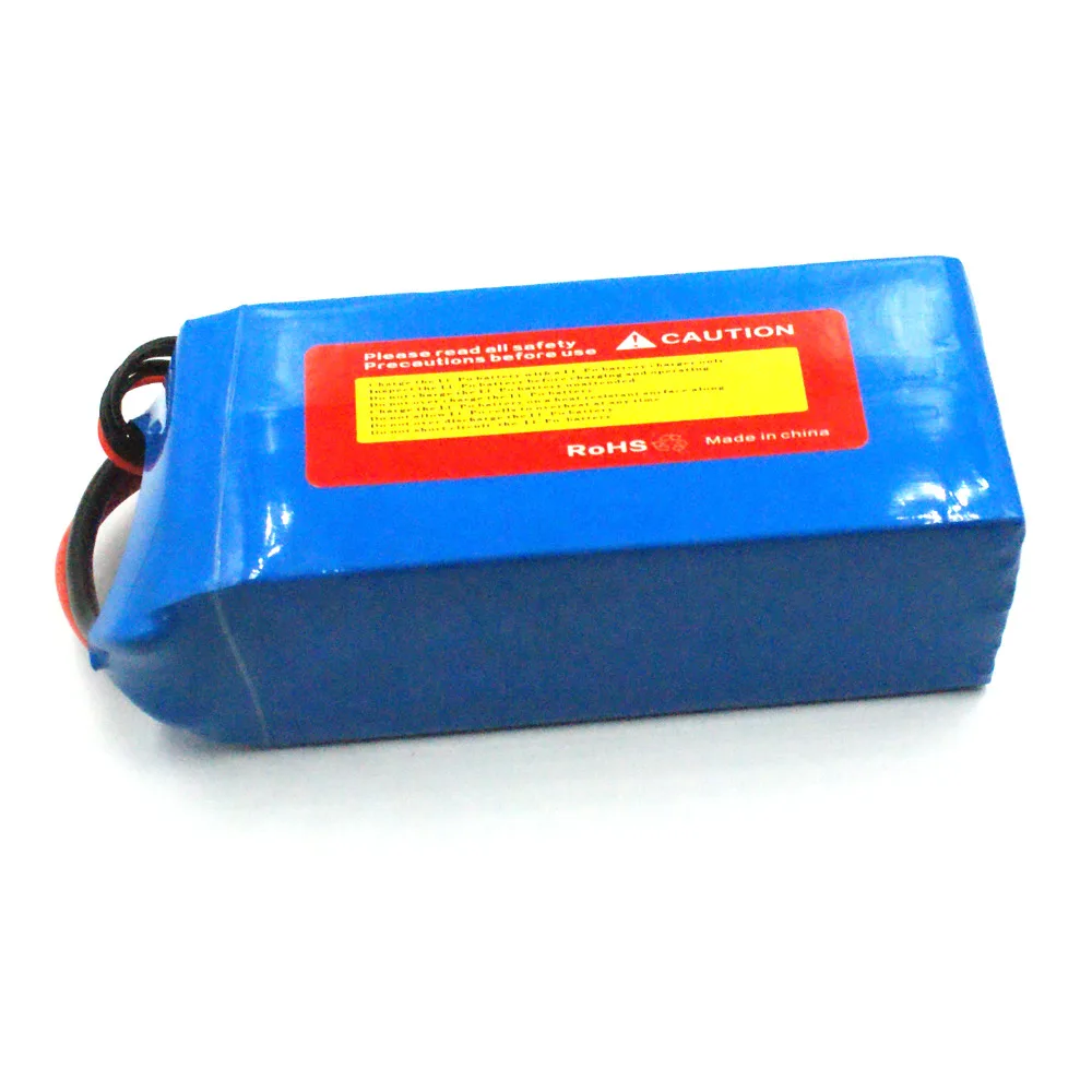RC LiPo батарея 22,2 V 10000mAh 25C 6S RC литий-полимерные батареи для RC модели самолетов, автомобилей, лодки, дрона, танка, вертолета AKKU