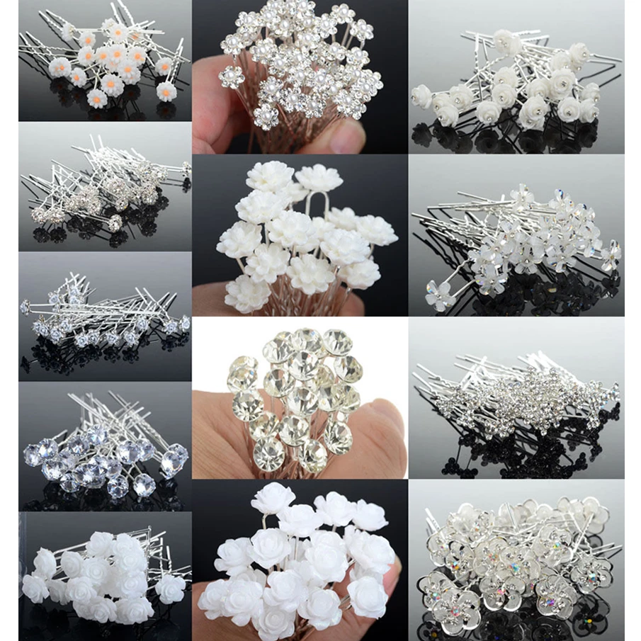 Wholesale Bridal Hair Accessories | Bridal Hairpins Hair Pearl - 20pcs Wedding  Bridal - Aliexpress