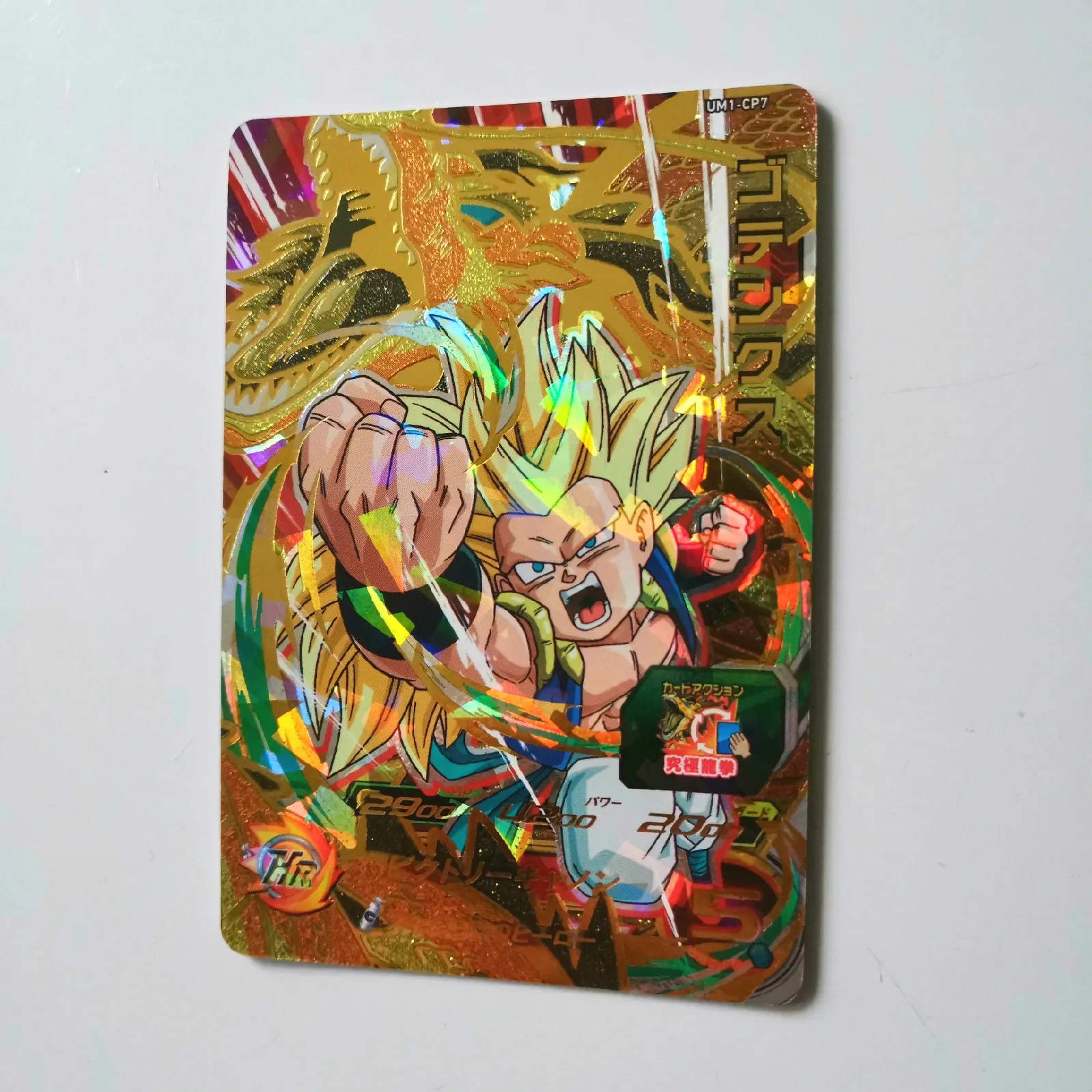 Япония Dragon Ball Hero Card UM1 Gogeta Бог, супер сайян игрушки Goku Хобби Коллекционные игры Коллекция аниме-открытки