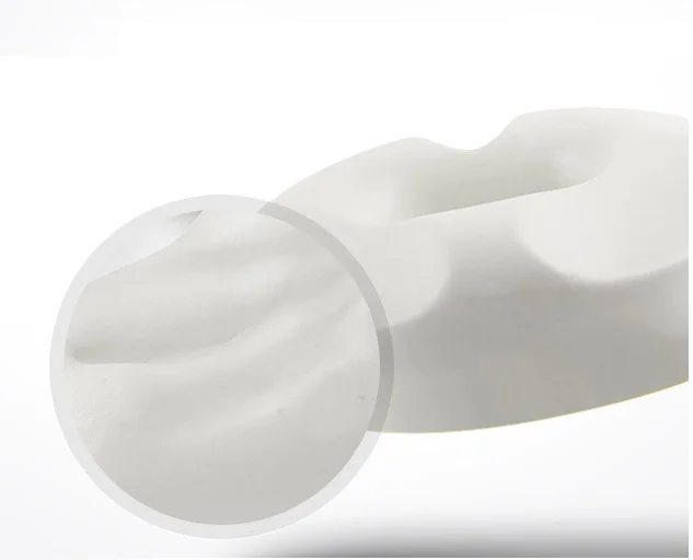 Coccyx короткая плюшевая ткань с памятью из хлопка выдолбленным дизайном Подушка