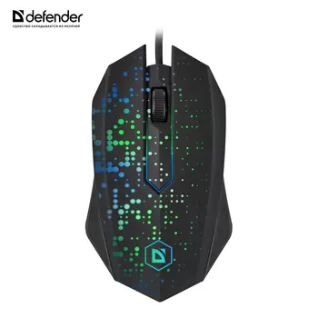 

Mouse Defender 52754 Gaming mouse Wireless gaming mouse computer peripherals Office Computer Peripherals Mice Keyboards Mouse Wired USB