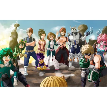 

My Hero Academia Painting Anime Full Round Drill DIY Diamond 5D Embroidery Cross Stitch Picture Mosaic Wall Art Home Decor Gift