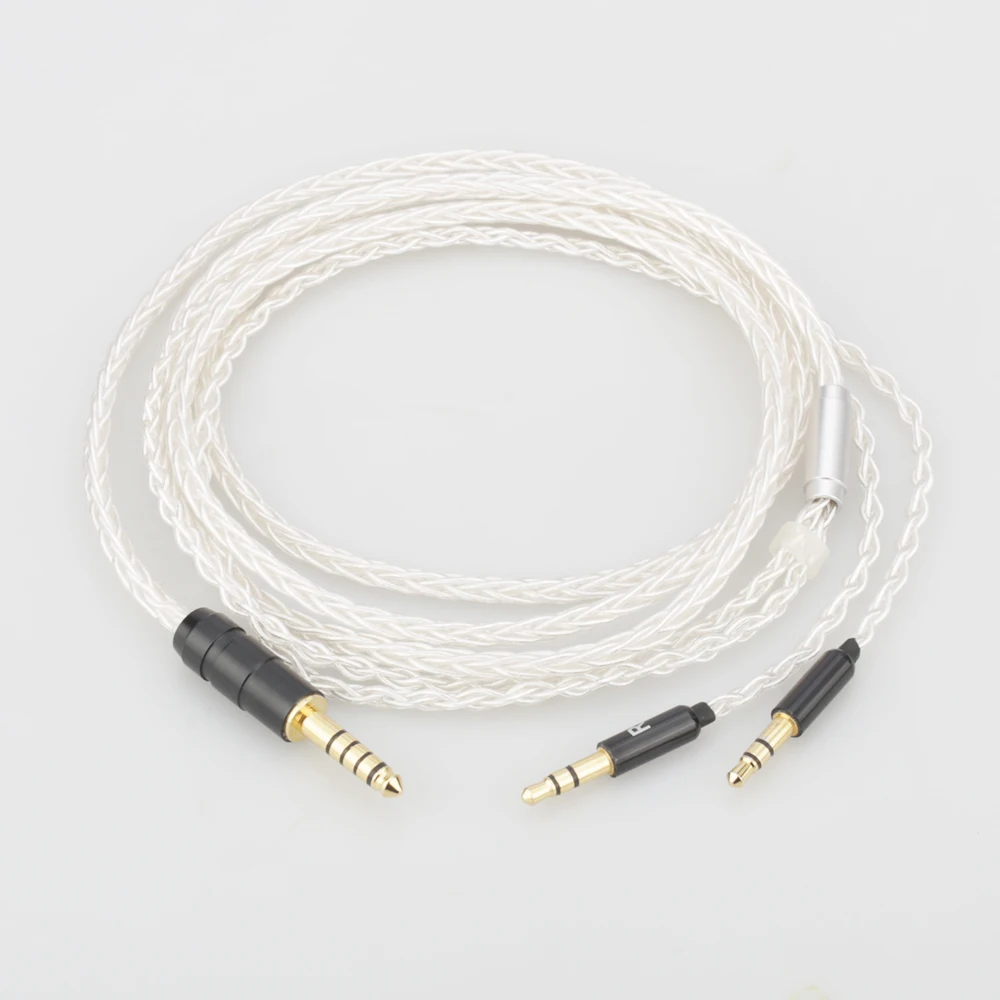 Audiocrast HIFI 8 Cores 7N OCC Silver Plated OCC Balanced Headphone upgrade cord cable For Hifiman SUNDARA he400i he400s HE560