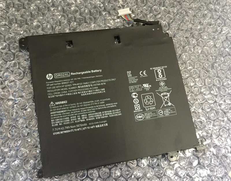 Новые оригинальные Батарея для hp Chromebook 11 G5 DR02XL HSTNN-IB7M 859027-121 7,7 V 43.7WH