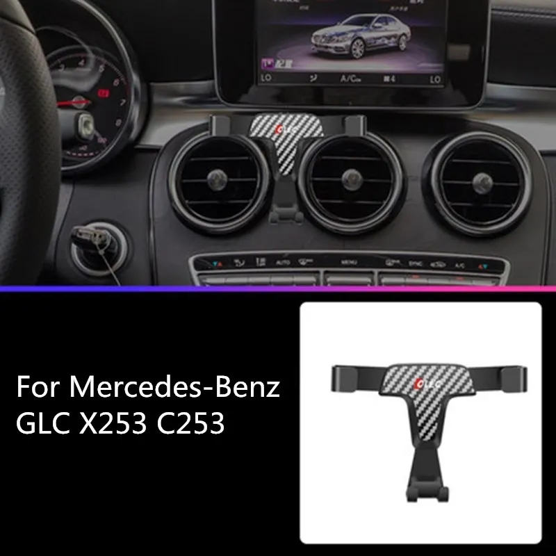 Для Mercedes-Benz GLC-Class X253 C253- Авто Смарт держатель для сотового телефона держатель для вентиляционного отверстия Держатель подставка аксессуары