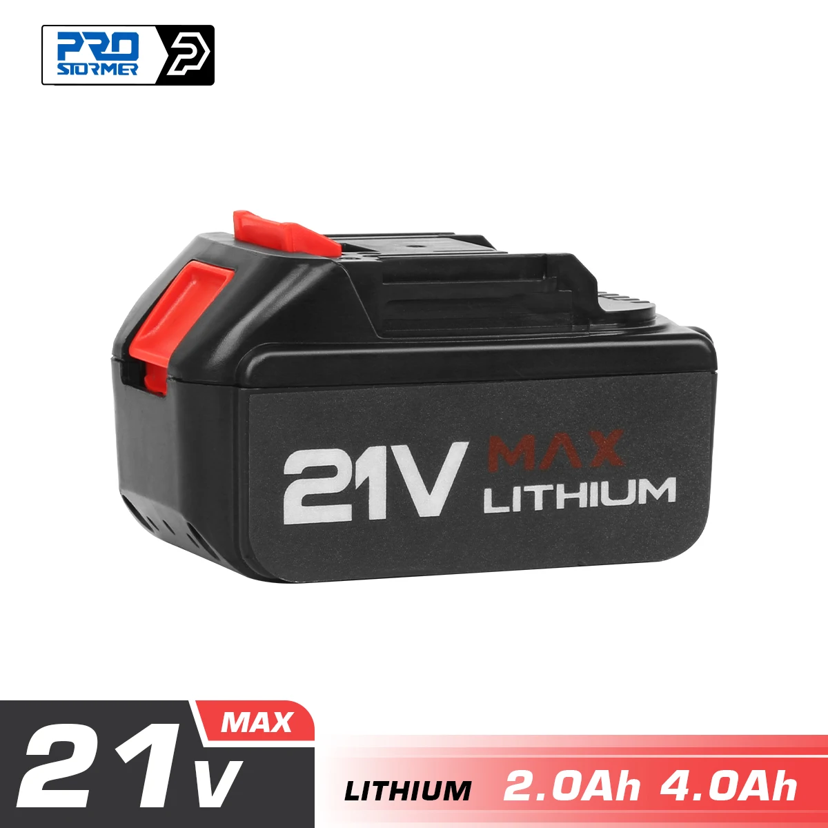 PROSTORMER Electric Wrench Battery 21V 4000mAh Fast Charging Li ion ...