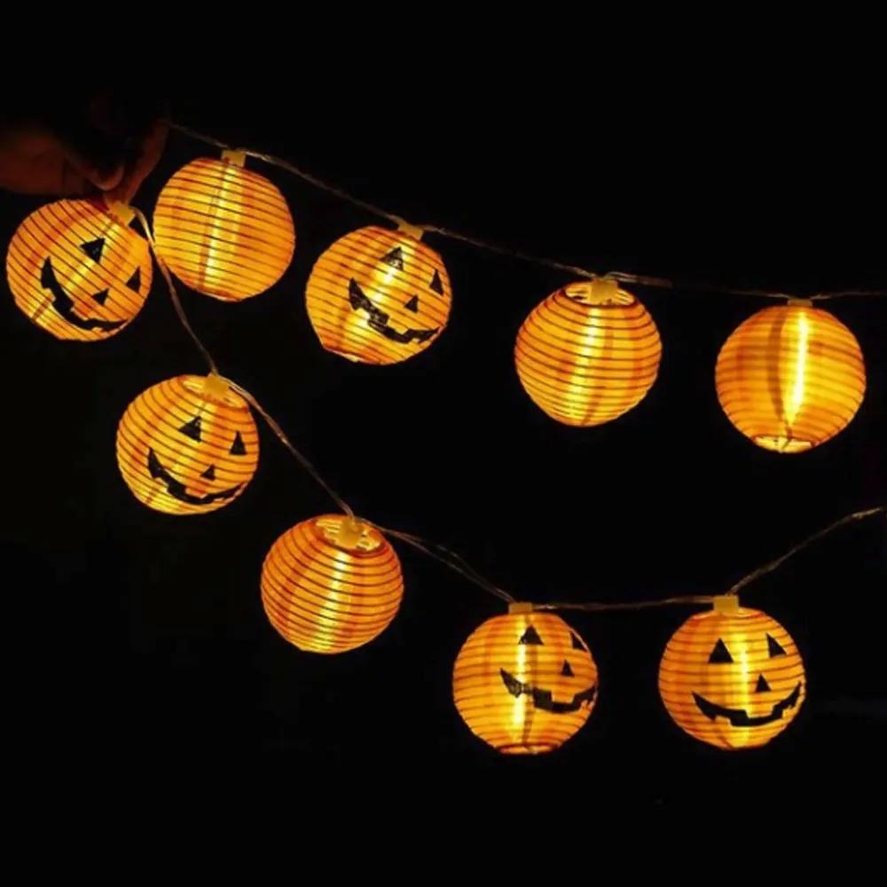 Сказочная гирлянда, 6LED, тыква, сказочный светильник, для улицы, для двора, ландшафтный светильник, супер яркий, сказочный светильник, для свадьбы, праздника, прочный