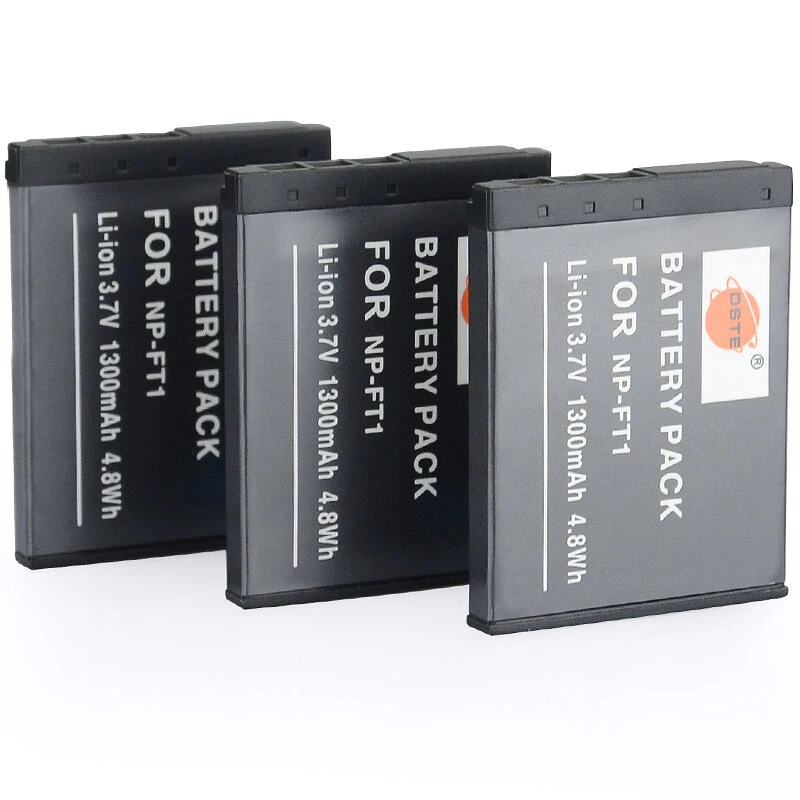3 шт. 1300 мАч 3,7 V NP-FT1 FT1 DSTE батарея камеры DSLR 1* Зарядное устройство для sony DSC-M1 DSC-M2 DSC-T1 DSC-T10 DSC-T10/B Камера