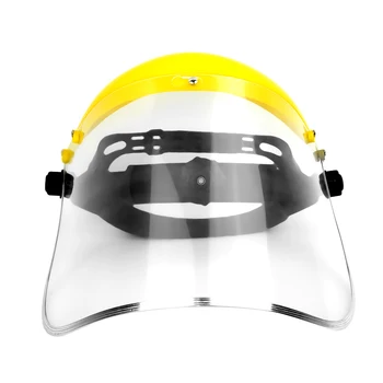 

1PCS PVC Clear Protective Safety Face Shield Head-mounted Face Eye Shield Screen Grinding 28*26*16cm