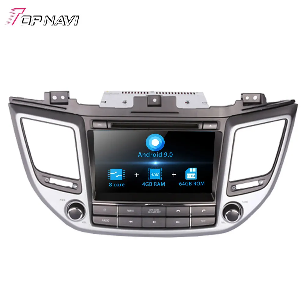 " Восьмиядерный Android 9,0 автомобильный Радио gps навигация для hyundai Tucson-Стерео Авторадио Мультимедиа Аудио DVD плеер 2 Din