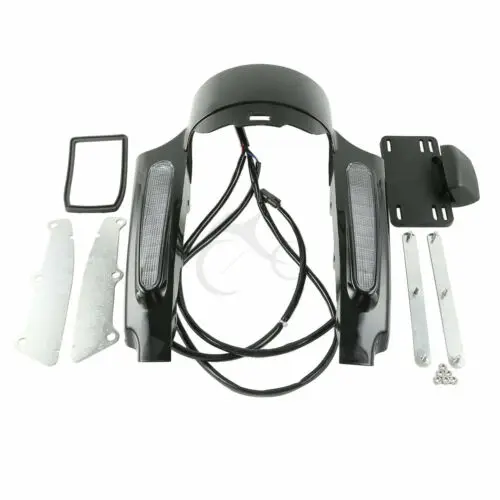 Заднее крыло мотоцикла комплект для Harley Touring Electra Road Glide 2009-2013 12 - Цвет: Clear Lens