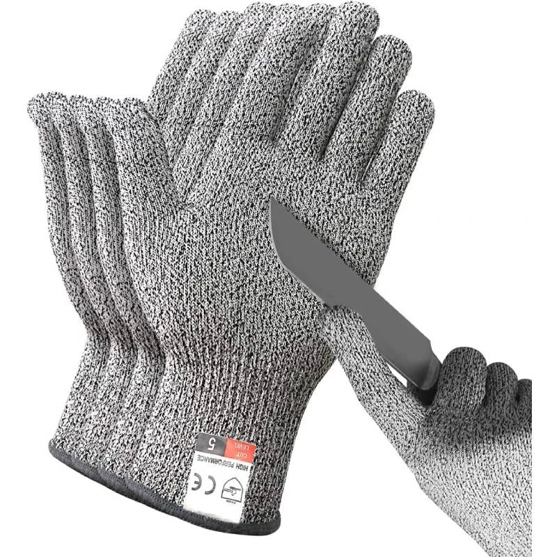 Guantes resistentes al corte de 4 piezas, Nivel 5 DE PROTECCIÓN DE grado alimenticio, de corte de cocina para cortar carne, ostra, desplumar, tallar jardín|Guantes el hogar| - AliExpress