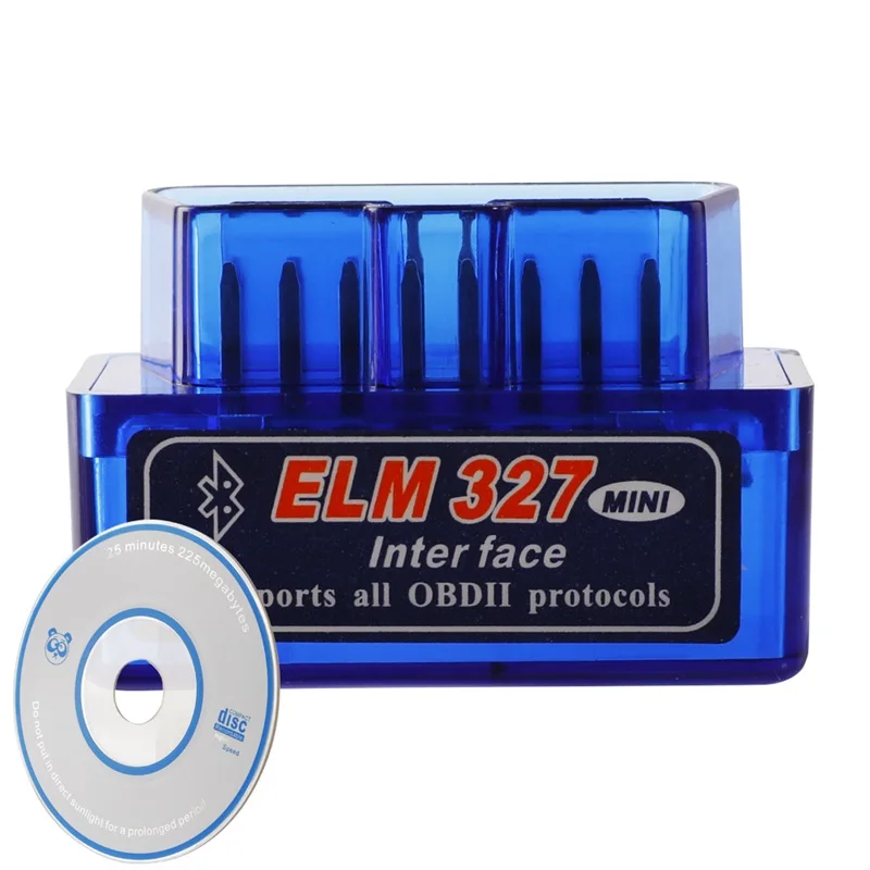 Автомобильный мини-сканер ELM327 Bluetooth V2.1 OBDII считыватель кодов диагностический