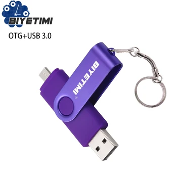 

Biyetimi USB Flash Drive 3.0 U-stick 64G OTG pen drive for Smartphone Pendrives 4g 16g 32g 128G for PC and Android