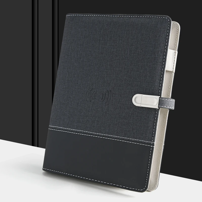 agenda-avec-empreinte-wireless-charging-notebook-8000-mah-power-supply-16g-u-disk-custom-logo-notepad