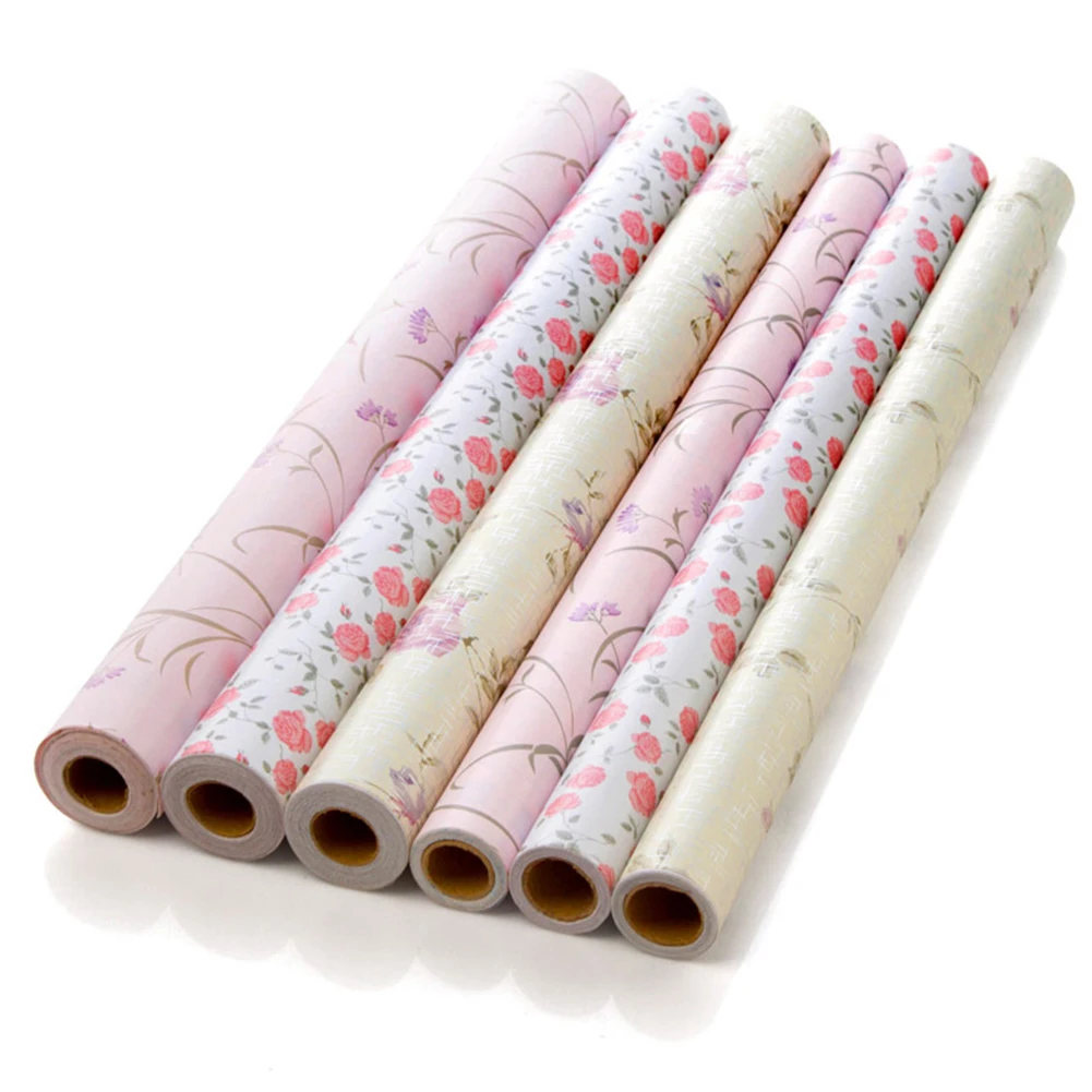 

Self Adhesive Table Cupboard DIY Decorative Paper Shelf Mildew Proof Waterproof Sticker Anti Bacterial Drawer Liner Mat Home