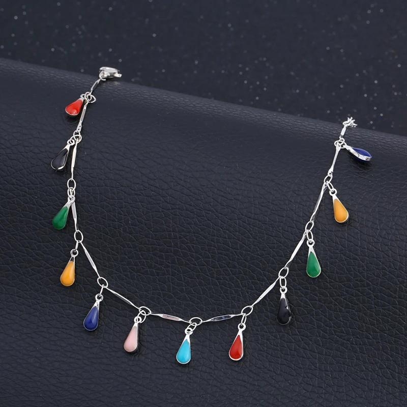 Summer New Arrival Hot Bead Bracelet On The Leg Imitation Pearl Fashion Crystal Tassels Elastic Ankle Chain Women Leg Chain