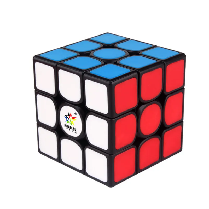 Black Bright red YuXin Unicorn V2M 3x3x3 Магнитный магический куб профессиональный высококачественный конкурс ультра-Гладкий 3x3 скоростной Головоломка Куб детские игрушки подарок - Цвет: Black Bright red