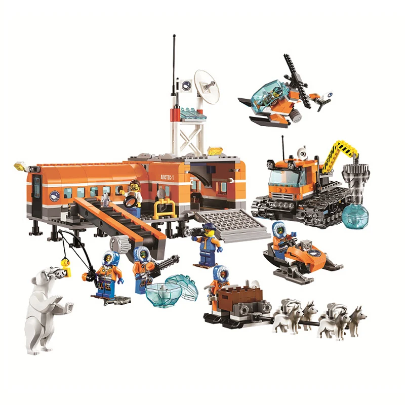 Lepin-10442-783Pcs-City-Police-Series-The-Arctic-Base-Camp-Model-Buildinlg-Blocks-Bricks-Toys-For (4)
