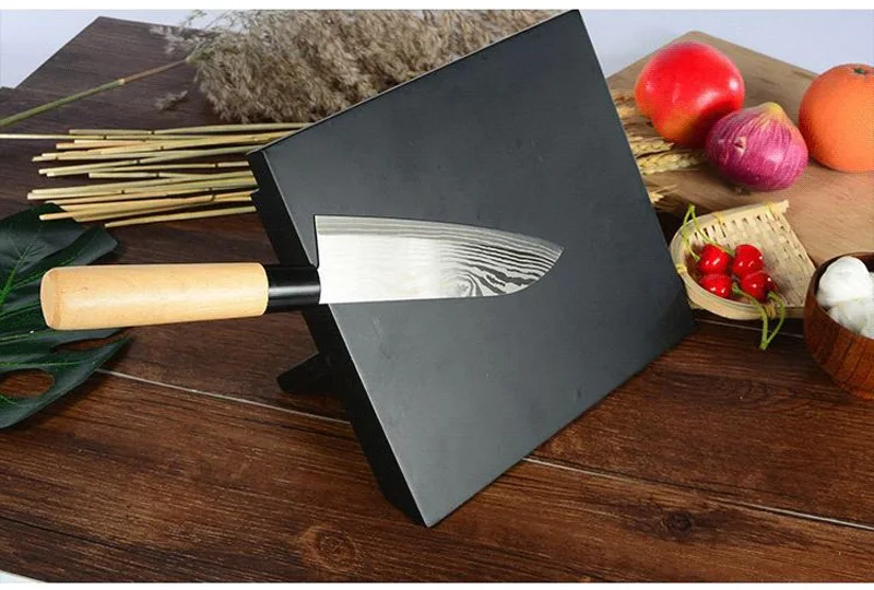 Foldable Magnetic Knife Holder ABS Bar Kitchen Chef Cleaver Slicing Steak  Knives Storage Stand Universal Magnet