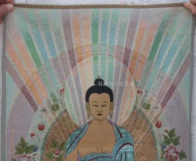 Colección Antigua China el bordado de thangka Shakya CRI diagrama/1