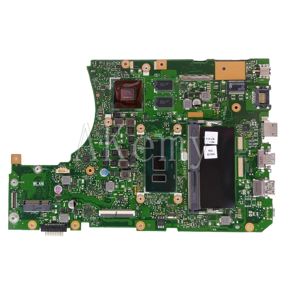 Для ASUS X556UJ X556UV X556UF X556UR X556UQK X556UQ X556UB ноутбук материнская плата I7-6500U/8GB-RAM GT920M/GT930M/GT940M