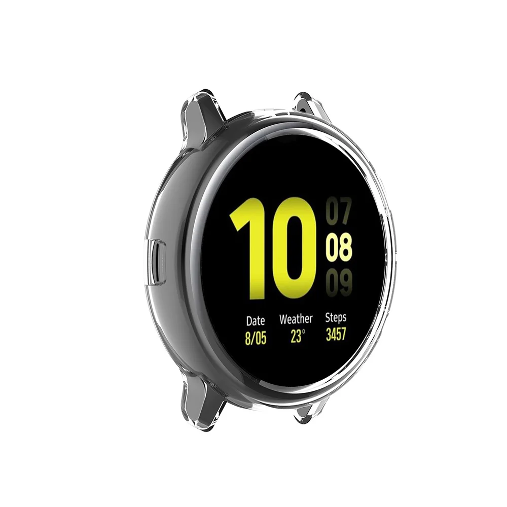 Защитный чехол из мягкого силикона и ТПУ для Samsung Galaxy Watch Active 2 40 мм 44 смарт часов R820