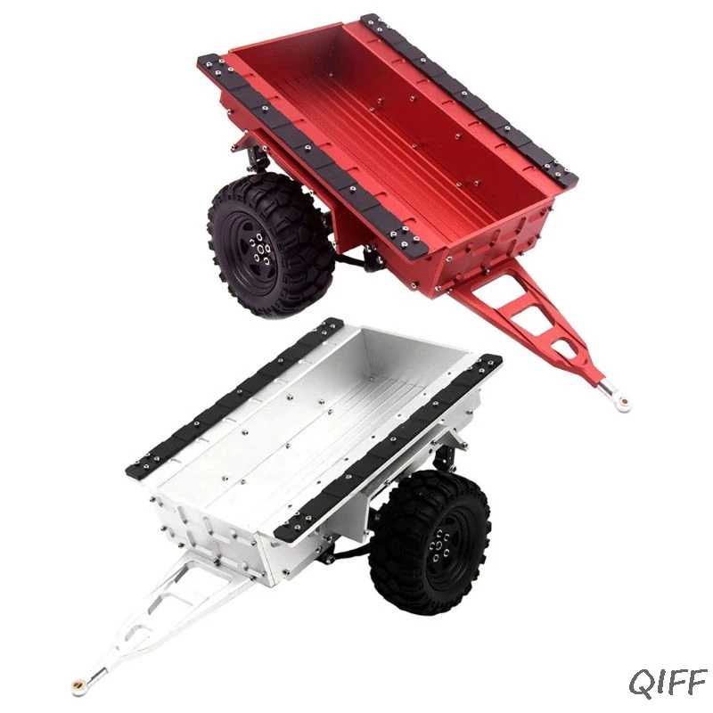 Металлический прицеп для TRX4 D90 SCX10 1/10 4WD RC автомобилей запчасти