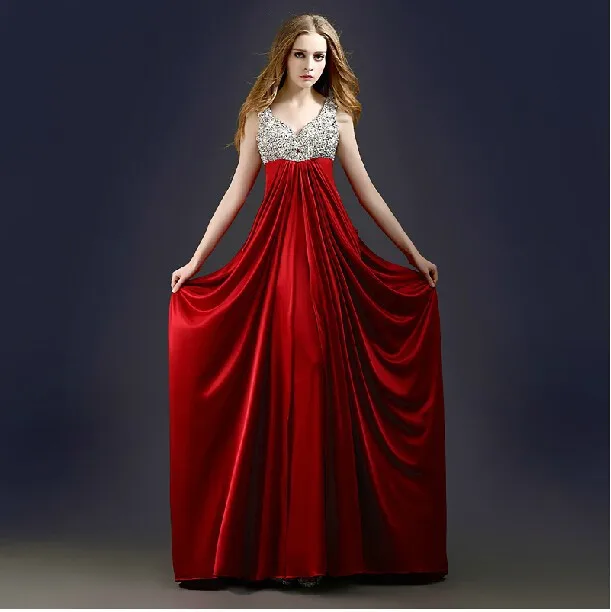 vestido de festa, вечерние элегантное платье для выпускного, сексуальное, v-образный вырез, стиль, на заказ, кристалл, бисер, женские повседневные платья подружки невесты