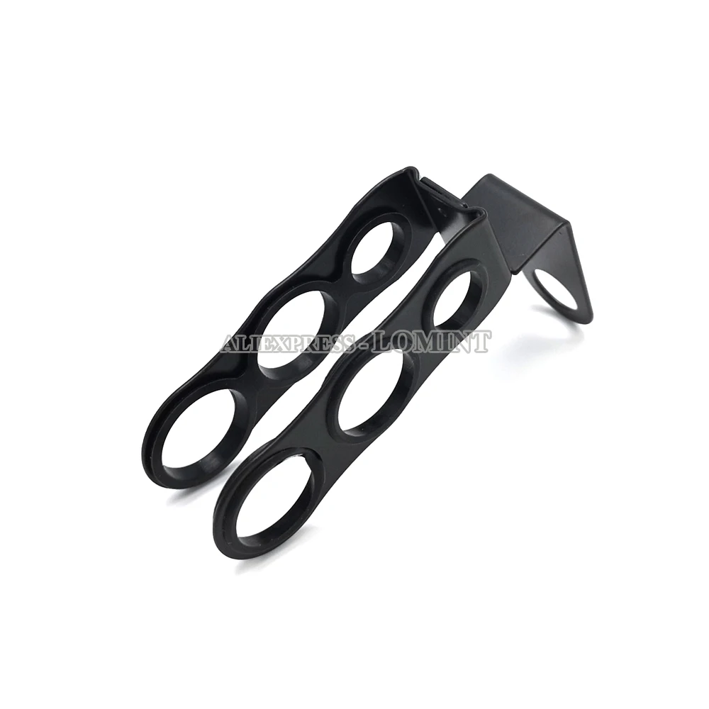 Black Hookah Hose Holder shisha Smoking Accessories 3 Holes Mouthpiece Chicha Gadgets LM-0986