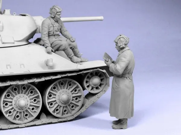 1/35 Resin Model Building Kit Figure Soviet Tankers (no tank) | Игрушки и хобби