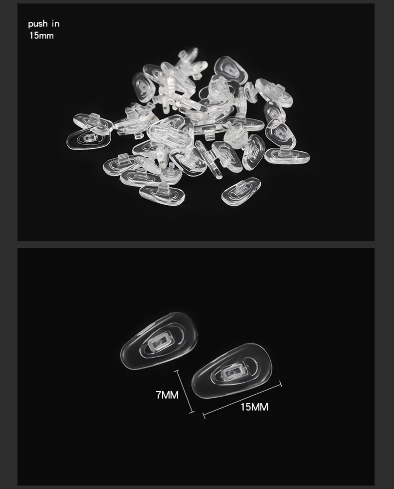 25 пар) Очки носоупоры силиконовый материал мягкий нажимной и винт в по Dhoptical
