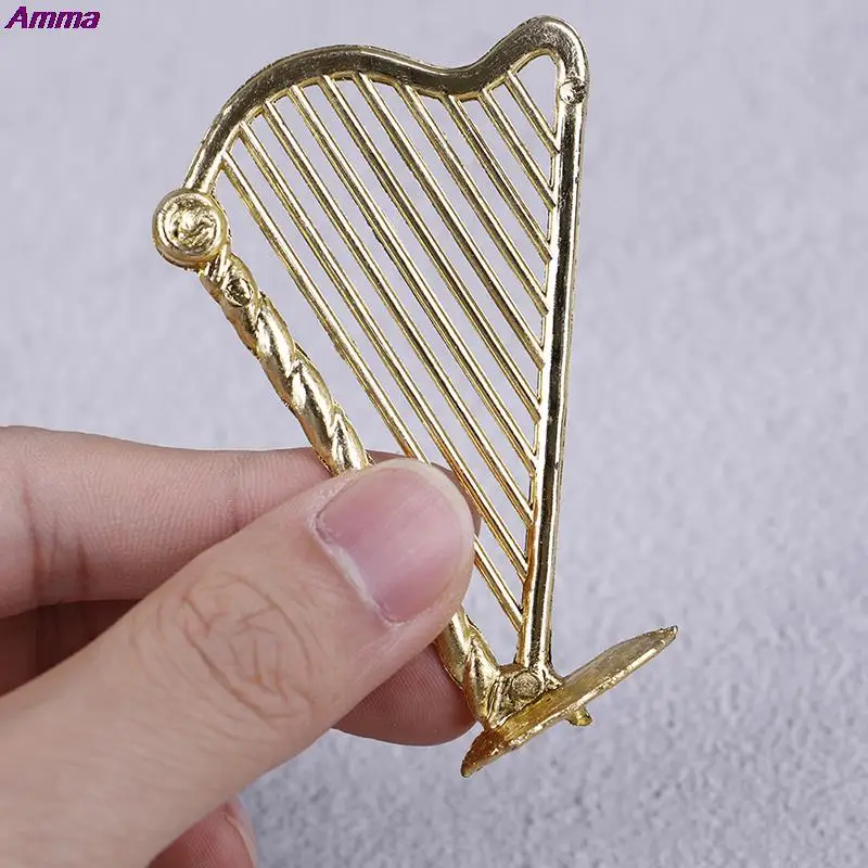 Christmas Tree Decoration 7/14pcs Mini Plastic Musical Instrument Gold Christmas Tree Hanging Xmas Decor for Friends Collecting Musical