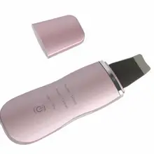 Ультразвуковая терапия кожи скруббер ультразвуковая поверхность пор клиан гальванического Иона спа красота устройство для ухода за лицом Массажер для подтяжки лица машина