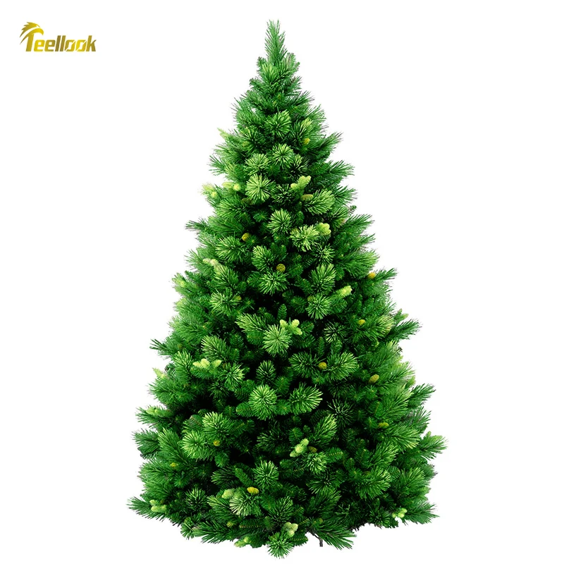 

Teellook 1.2m/3.6m pine needle PVC material Christmas tree LED lights Christmas Hotel Mall home decorations