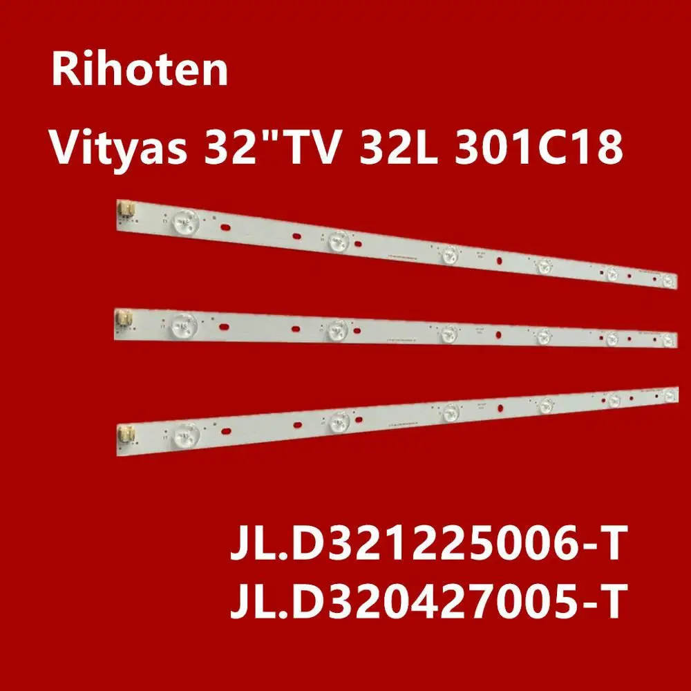Светодиодная лента для подсветки 6 светодиодный s Vityas 32 &quotTV 32L 301C18 HV320WHB-N80 Jl. Φ |